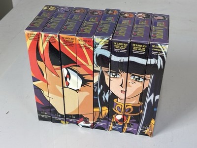 VHS Tape Slayers Next - Collectors Set 1 And 2 8 Tapes (VHS, 1999, Dubbed) Anime