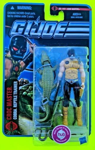 GI Joe Pursuit of Cobra Croc Master Cobra Reptile Trainer