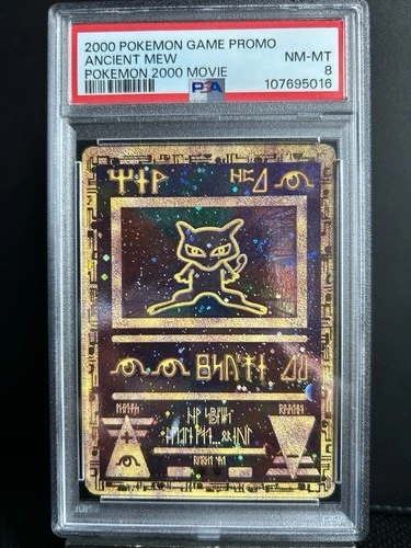 Pokémon TCG Ancient Mew Miscellaneous Cards & Products Holo Promo 1 2000 PSA 8
