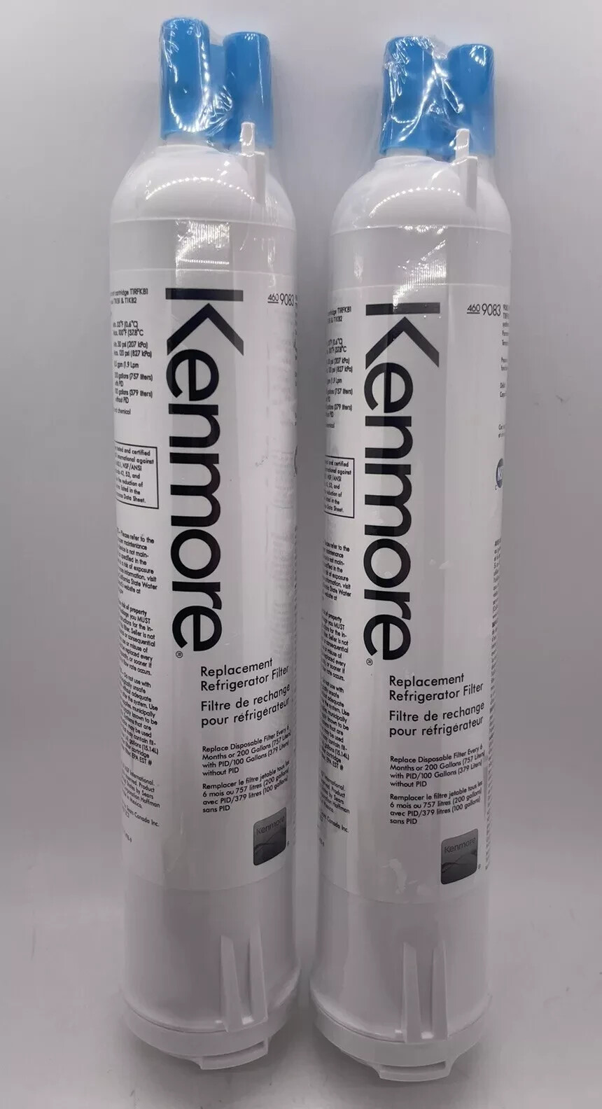 2-Pack Kenmore 9083 Refrigerator Water Filter 460-9083 New Sealed