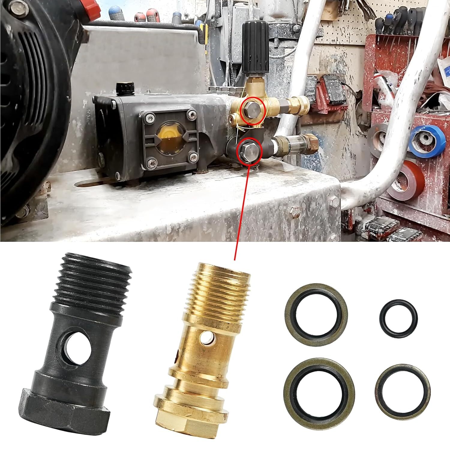 AR2119 Gymatic 3/B Unloader Mounting Bolt Set for XM and RK Series Heavy Duty