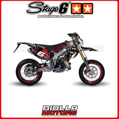 S6-058804/RE GRAFIK STAGE6 ROT/SCHWARZ HM DERAPAGE SM COMPETITION 50CC (VERSI