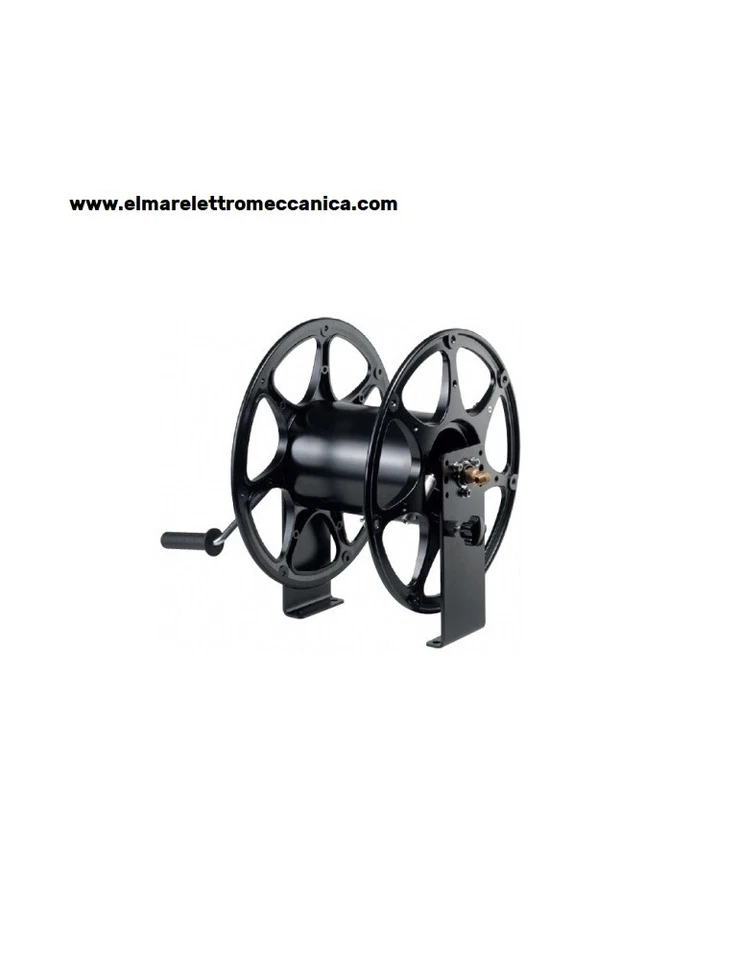 ELMAR MECLINE HR50 100 mt 200 BAR Avvolgitubo manuale in alluminio idropulitrice