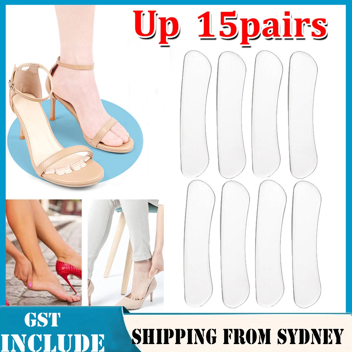 Inside boot shop heel protectors
