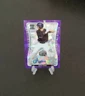 2020 Leaf Valiant Drew Romo Autographed Card Team Color Purple 8/10 Rockies