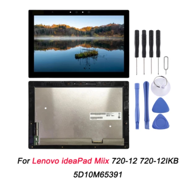 OEM For Lenovo IdeaPad Miix 720-12 720-12IKB LCD Display Touch Screen Digitizer