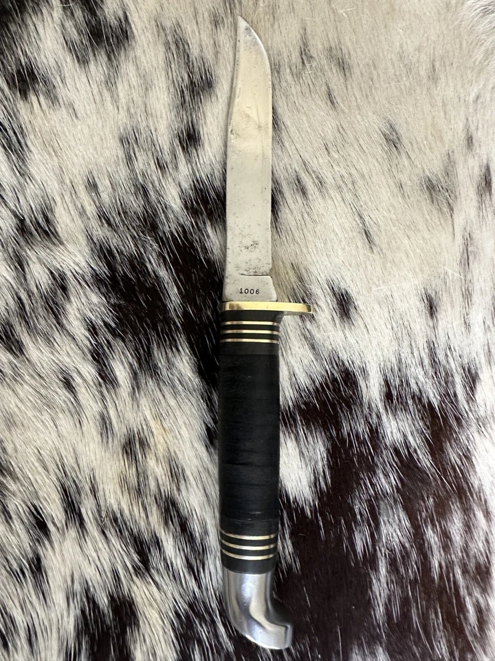 CUCHILLO DE PÁJARO Y TRUCHA VINTAGE CAMILLUS N.Y. EE. UU. 1006 HOJA FIJA 1940’S-1950’S Foto 4 de 4