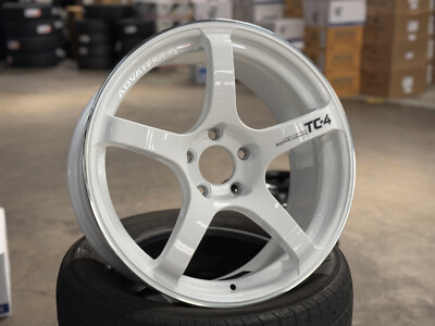 New 18x8.5 G-Forged TC4 ET35 (4 Wheel) White 5x112 FIT Mercedes BMW Audi VW
