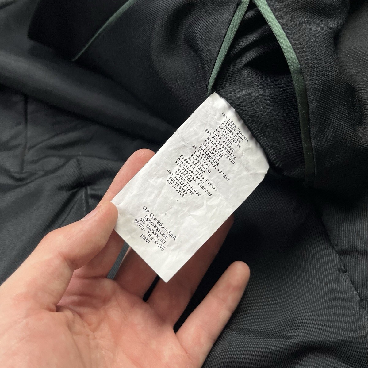 Emporio Armani David Line Blazer Jacket Made In Italy Luxury Emporio Armani David Line Blazer Jacket Made In Italy Luxury