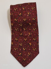 Omaggio by Robert Talbott - Brown / Geometric - Silk - USA - W 3-1/2" L 60"