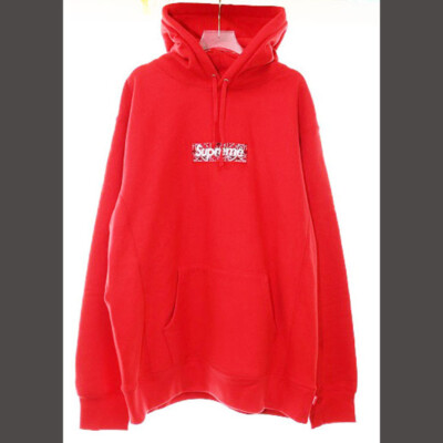 SUPREME 19AW BANDANA BOX LOGO HOODED SWEATSHIRT RED XL SIZE SUPREME 19AW BANDANA BOX LOGO HOODED SWEATSHIRT RED XL SIZE