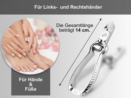 Ketama Nagelzange Aus Edelstahl – Scharfe Spitze Für Harte & Brüchige Nägel, Sterilisierbar