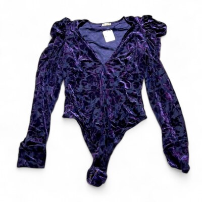 Free People Deep Sea Magic Hour Bodysuit Women's Size S NWT