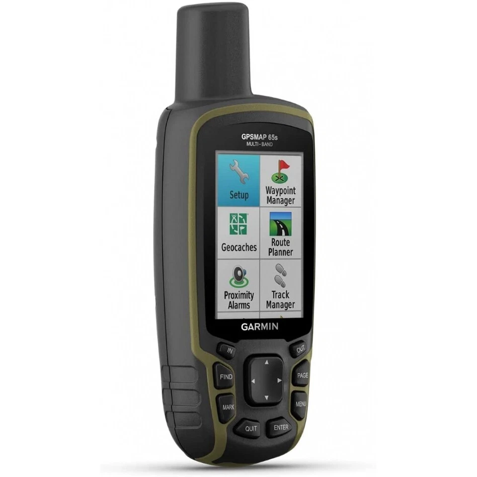 Garmin GPSMap 65s Navigationsgerät Outdoor-Navi 16 GB GPS microSD USB grau/grün - Bild 2 von 3
