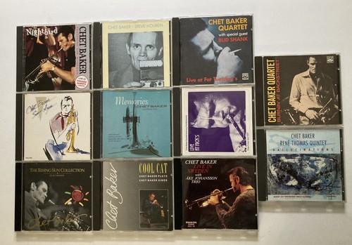 Chet Baker RARE CD LOT Live Recordings & All Imports Rare Jazz Collection 11 CDs