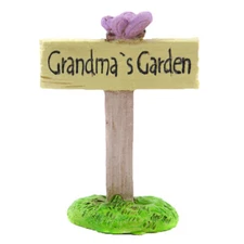 Grandma's Garden Sign,  Fairy Garden Sign, Spring Garden Sign, Gift for Grandma