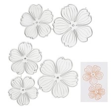 2pcs Flower Metal Cutting Dies, Die Cuts for Card Making Decorative Embossing...