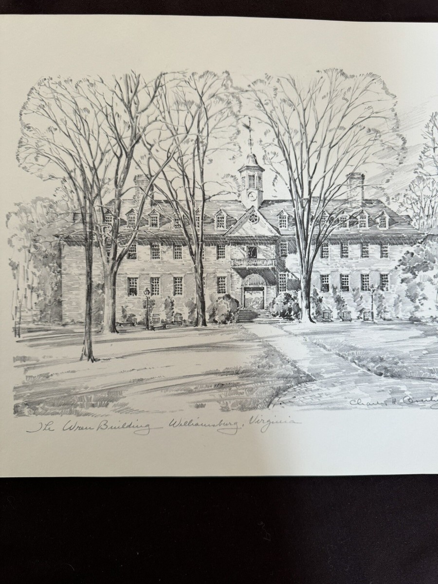 絵画 Four Sketches of Colonial Williamsburg Four Sketches Of
