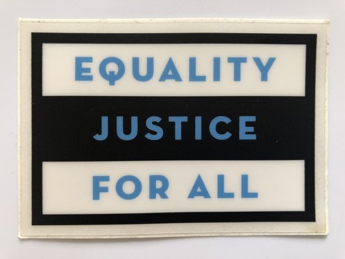 Salesforce ""Equality Justice for ALL"" Aufkleber 3""x2"" neues Aufkleber Vinyl
