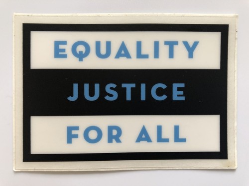 Autocollant Salesforce « Equality Justice For ALL » 3 x 2 pouces autocollant vinyle neuf - Photo 1 sur 4