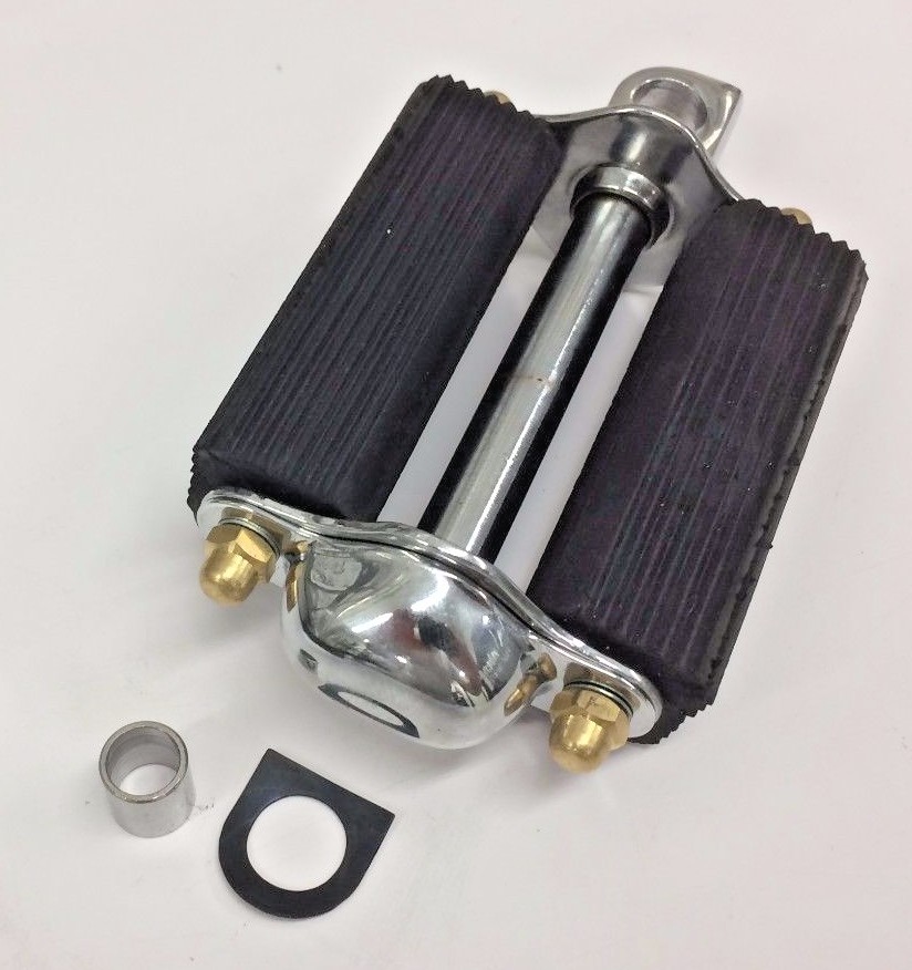 HARLEY BICYCLE KICK START PEDAL CHROME BRASS BLACK sportster panhead