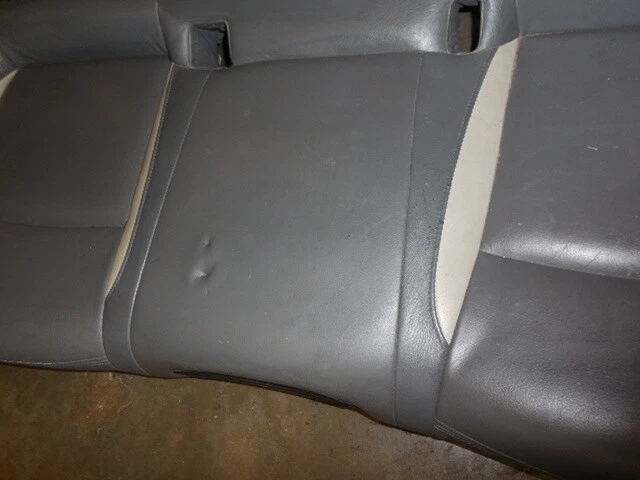 03-07 Saab 9-3 Aero SEDAN Rear Back Upper Lower Seat Cushion Assembly Gray - Image 4 of 4