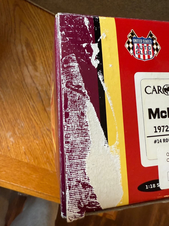 Carousel 1 #4824 - 1972 Roger McCluskey #14 Ontario 500 1:18 BOX ONLY - Image 2 of 4