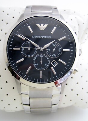 EMPORIO ARMANI AR2460 新品未使用 Emporio Armani Sportivo AR2460 Stainless Steel Chronograph