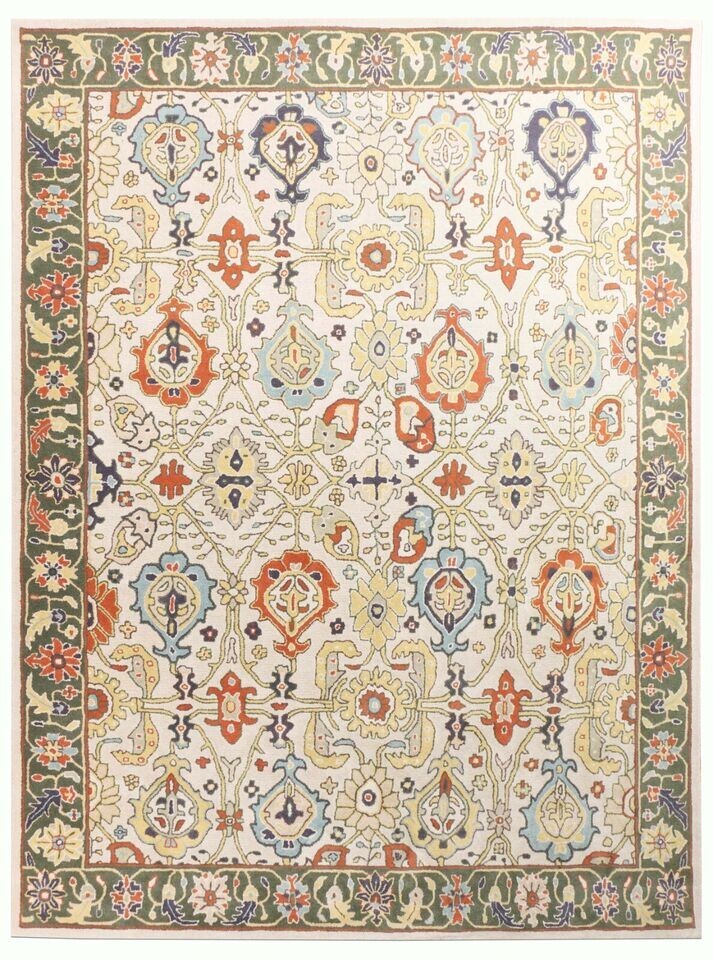 New Catherine Multi Traditional Oriental Style Handmade Tufted 100% Woolen Rugs