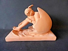 DONNA IN STILE UOVO ART DECO TERRACOTTA BELLEZZA TERRACOTTA CERAMICA 929-2