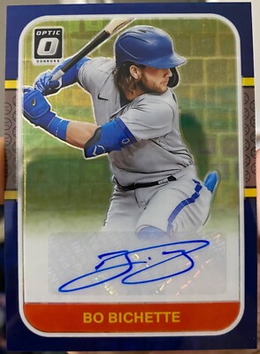 2021 Panini Donruss Optic Bo Bichette Retro 1987 Pandora Autograph /15