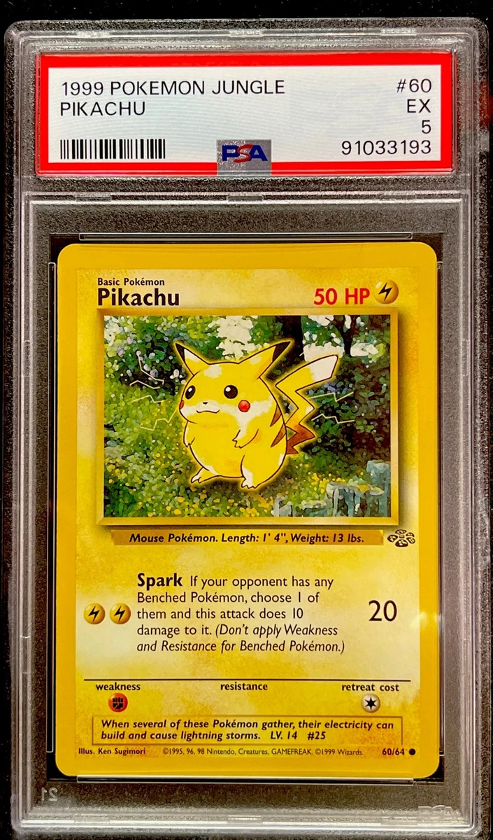 Pikachu Pokémon TCG Professional Sports Authenticator (PSA