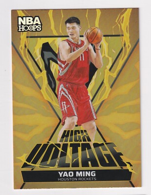 2024-25 Panini NBA Hoops HIGH VOLTAGE FOIL #22 YAO MING Houston