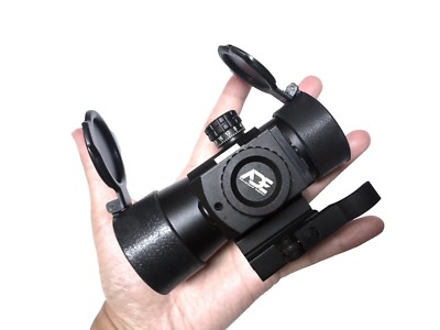 Ade Advanced Optics Magic3 Reflex Red Dot Sight with Red Laser with QD Mount