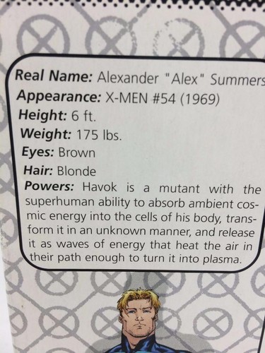 Havok Dynamic Forces X-Men Bust Pablo Viggiano NIB Alexander Summers LE 104/550 - Picture 9 of 10