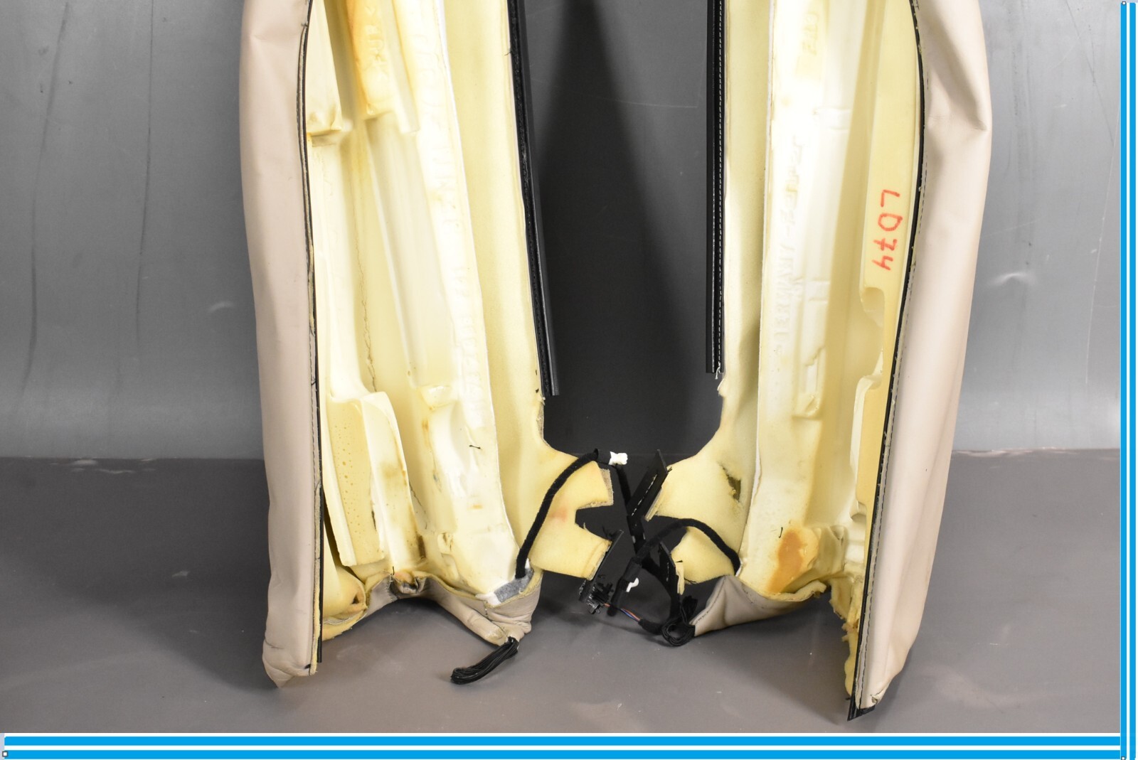 03-10 Bentley Continental Rear Left Upper Seat Cushion Back Oem