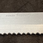 Vintage Wood Handle Forgecraft 8” Serrated Slicing Stainless Steel Knife — photo 4