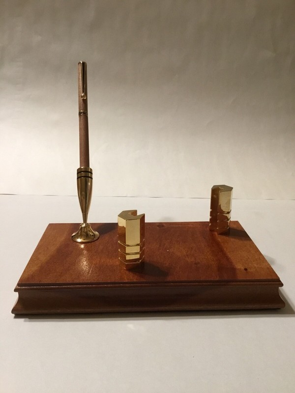 Desk set and Business Card Holder