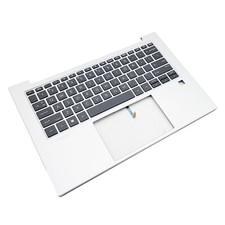 New N09058-001 Palmrest w/Backlit Keyboard Silver For HP Elitebook 840 845 G9 US
