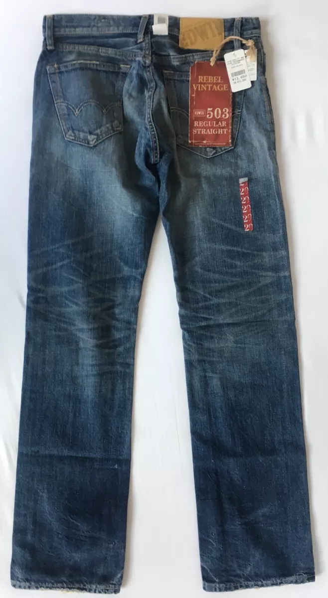 EDWIN® Jeans Rebel Vintage 503RV-466 Regular Straight (Sz 29) MADE