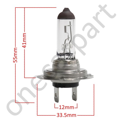Bosch Halogen Headlight Bulb 12V H7 55W For Landrover Discovery 2 3 1998 to 2009 - Picture 2 of 3