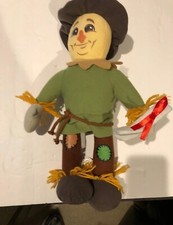 CLEAN Wizard of Oz Scarecrow Plush Stuffed 18" w Scroll Diploma Toy Factory 2012