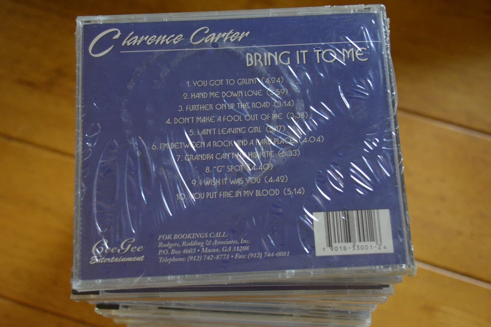 CLARENCE CARTER "BRING IT TO ME" AUDIO CD [NEW SEALED] OBSCURE MEDIA [167] Foto 2 de 4