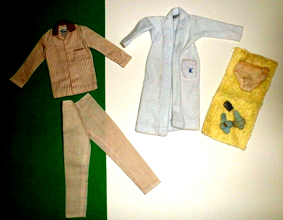 MATTEL VTG KEN BARBIE SLEEPER SET #781 TERRY TOGS #784 CLOTHES