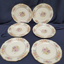Tirschenreuth Springtime China Bread Plate 6" Bavaria Germany