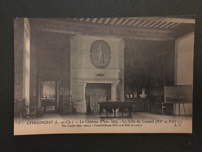 Château de Chaumont sur Loire - Karte Nr. 7 - La Salle du Conseil (15. & 16. Jh.)