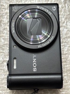 SONY Cyber Shot DSC WX350 B Digital Camera Optical Zoom 20x Black