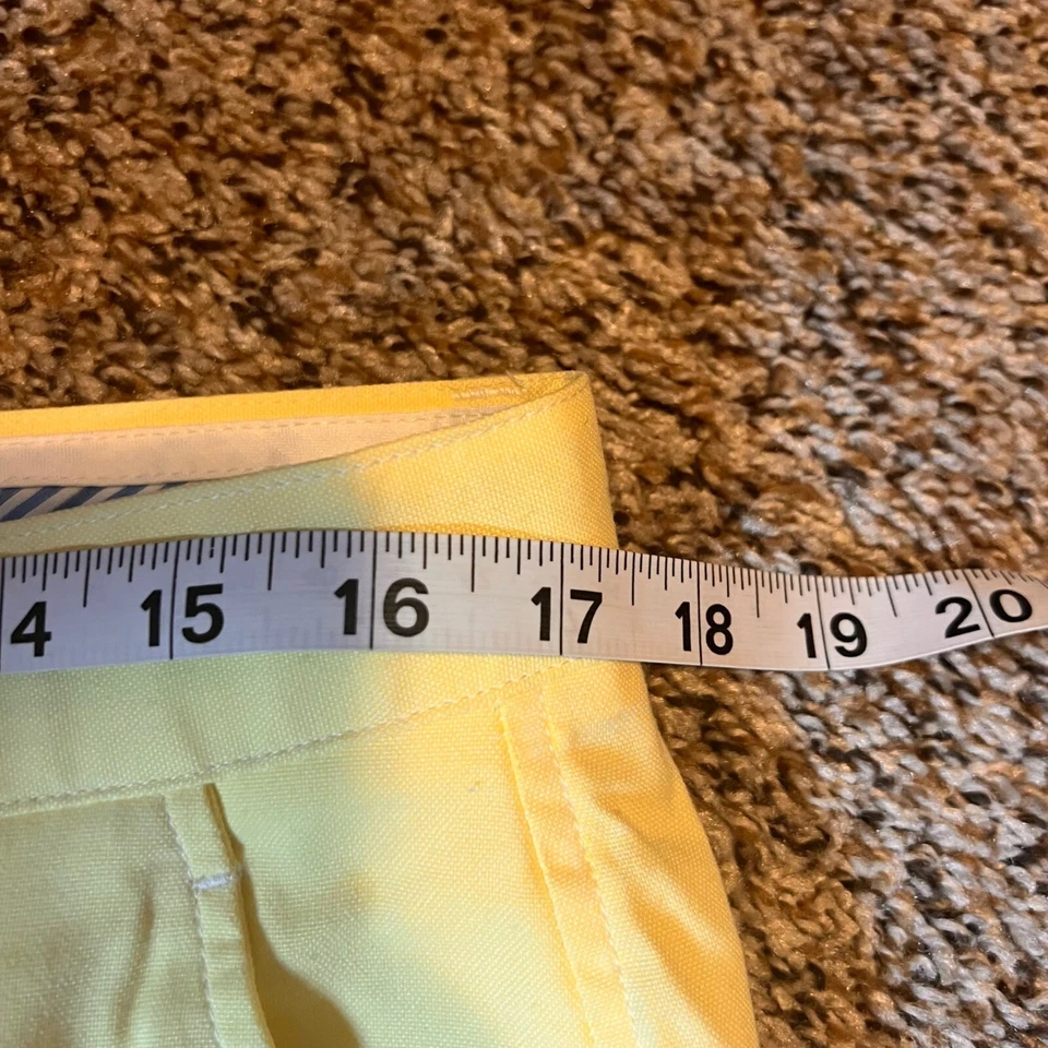 Шорты для гольфа FootJoy плоские передние легкие функциональные желтые мужские W34 - Изображение 4 из 4