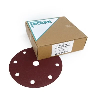 Eckra® Schleifscheiben Exzenterscheiben 150mm 9Loch kletthaftend Körnung 40-400