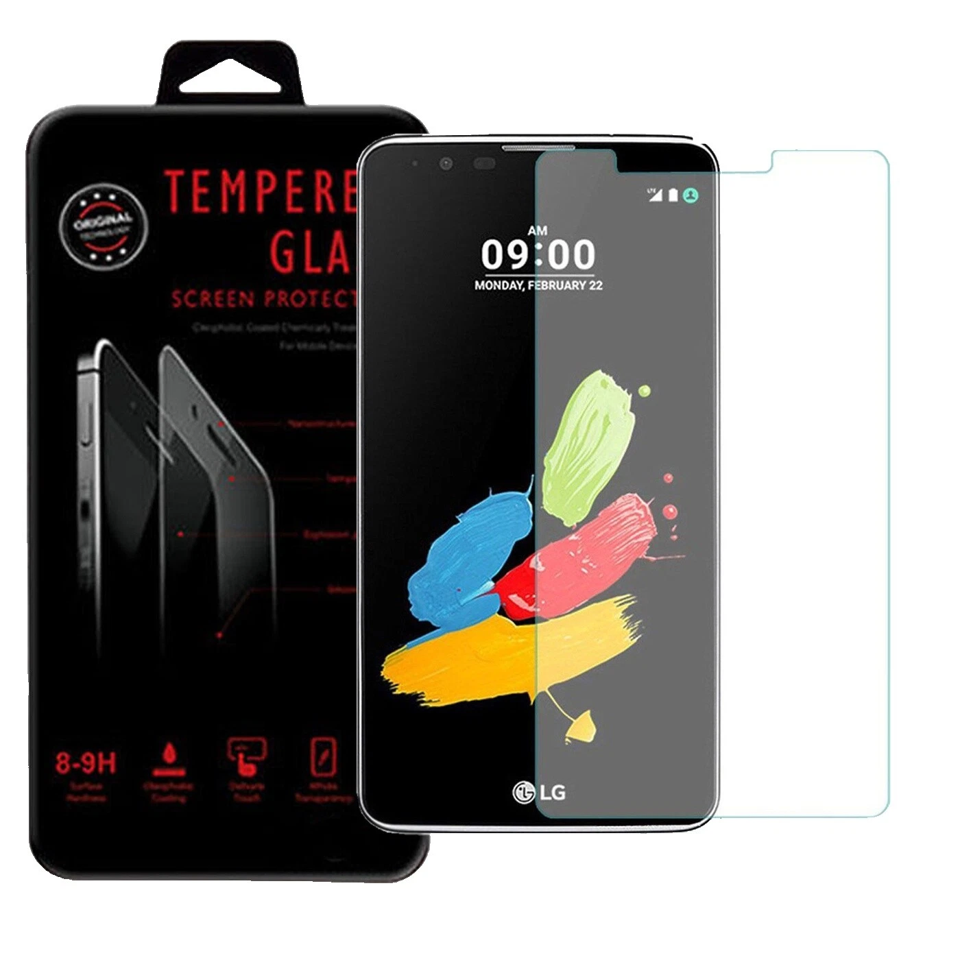 Tempered Glass Screen Protectors for Samsung LG Stylus 2